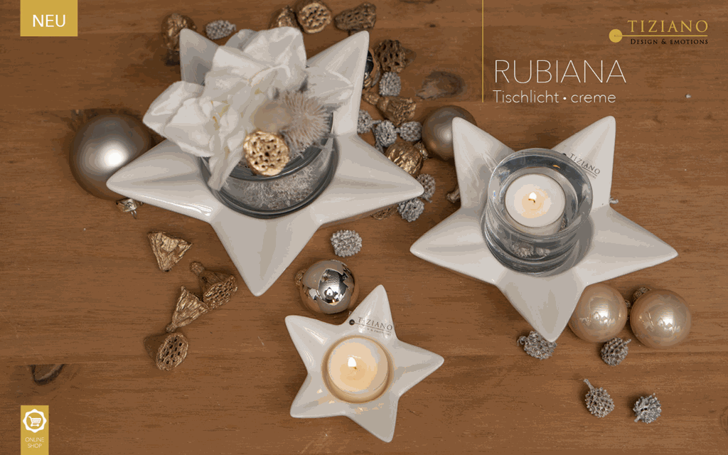 Teelichthalter Base Rubiana inkl. Glas Marit (Klarglas) 718812-16